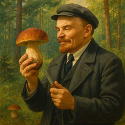 Ленин и грибы